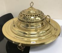 A 20th Century Spanish lacquered brass b