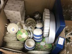 A Paragon Fleur de Lys part tea set together with a gilt and floral decorated tea set, a T.G.