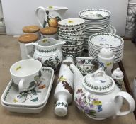 A collection of Portmeirion pottery including twelve 