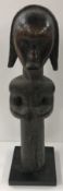 A Burkina Faso carved treen ware figure