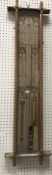 An Admiral Fitzroy barometer numbered 36