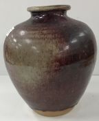A studio pottery sang de boeuf glazed va