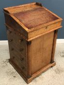 A 19th Century birdseye maple veneered D