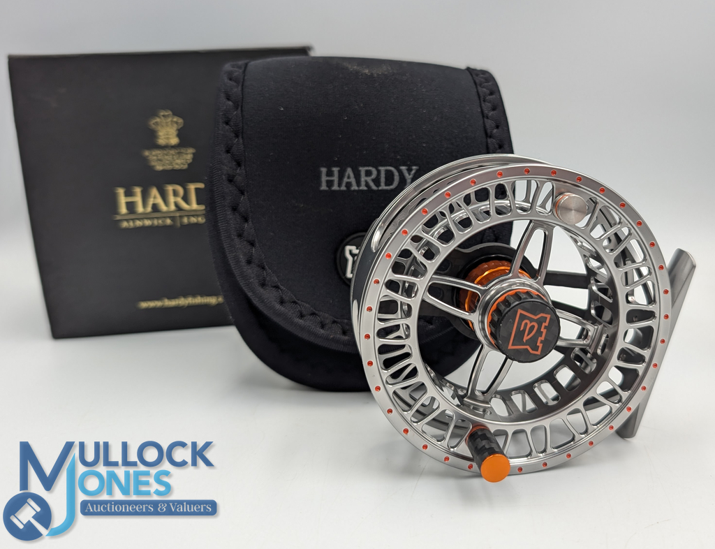 A fine Hardy Bros Ultralite 3000 MTX 3/4/5 trout fly reel 3 ½", ventilated caged shallow spool,