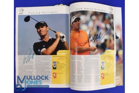 2006 World Golf 'American Express' Championship Programme profusely signed - played at The Grove - Image 2 of 3