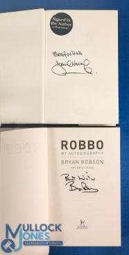 Two Manchester United Signed Books Danny Boy Danny Wallace Robbo My 