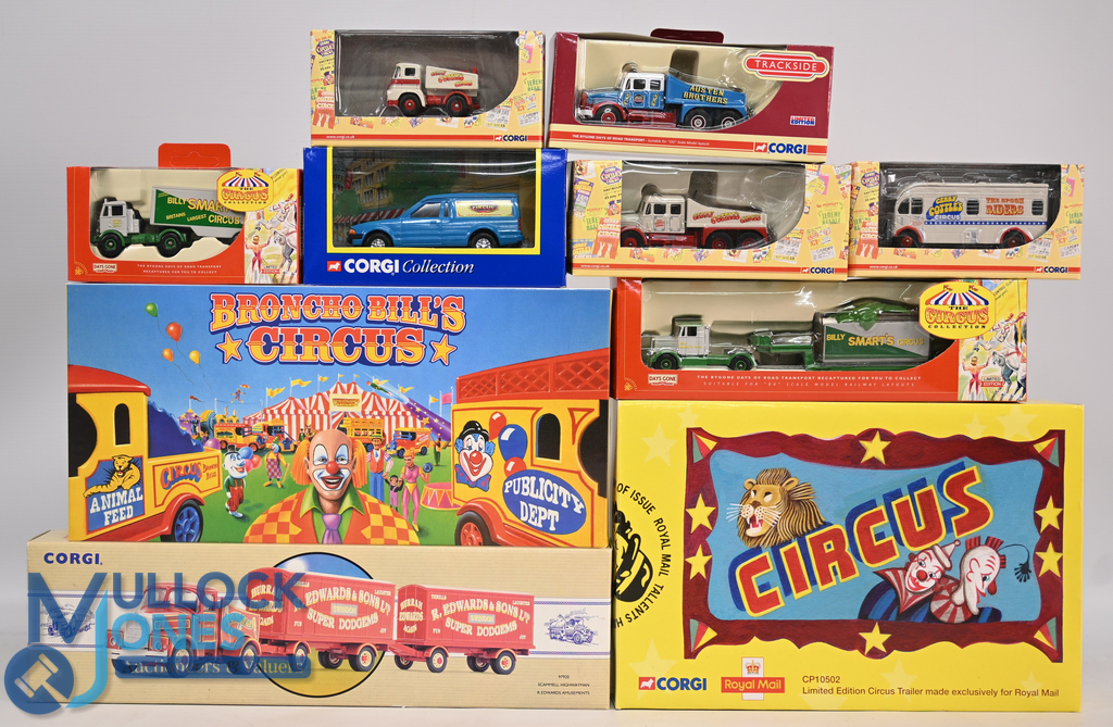 Corgi - Circus Die-Cast Models comprising Broncho Bills Circus Set, CP10502 Corgi Royal Mail