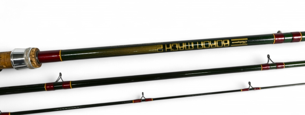 Shakespeare Boron Mach 2, 13' 3 piece float rod, lined guides, whipped burgundy, tipped gold, - Image 2 of 3