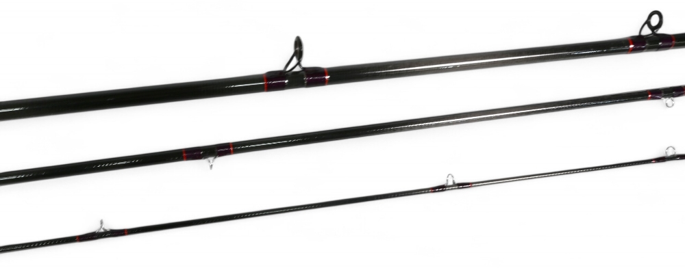 Daiwa Whisker Salmon Fly Mk 2, 13' 3 piece rod, made in Scotland with Thistle logo, #8/10, lined - Image 3 of 4