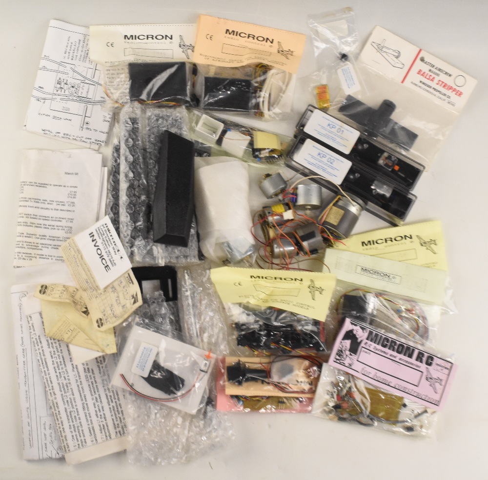 Useful Remote-Control Motors and Accessories to include items issued by Micron together with KP 02