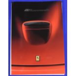 Ferrari 550 Maranello Sports Car Sales Brochure 1997 with outer white cover