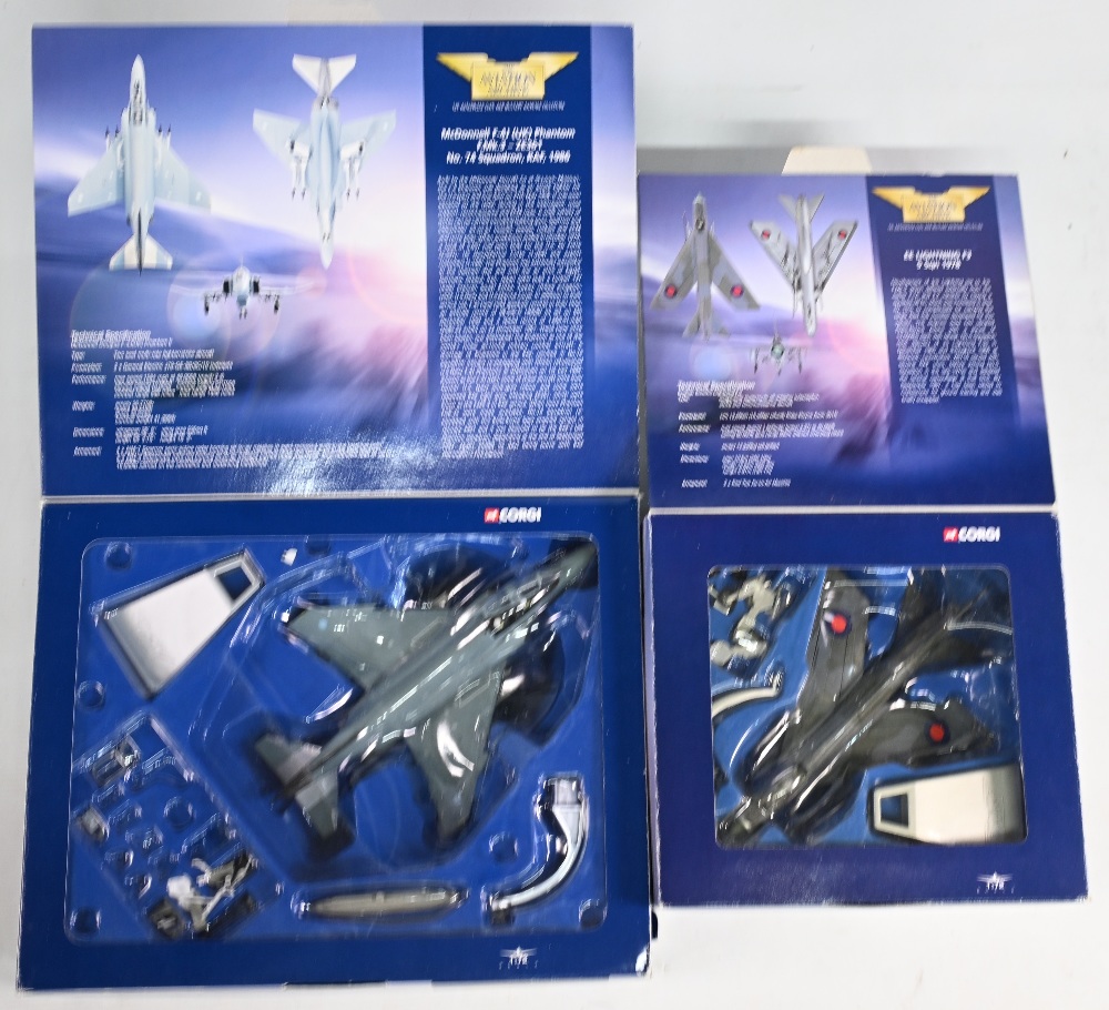 Corgi Aviation Archive Jet Fighter Power Series AA33202 McDonnell F-4J Phantom, 49403 EE Lightning - Image 2 of 2