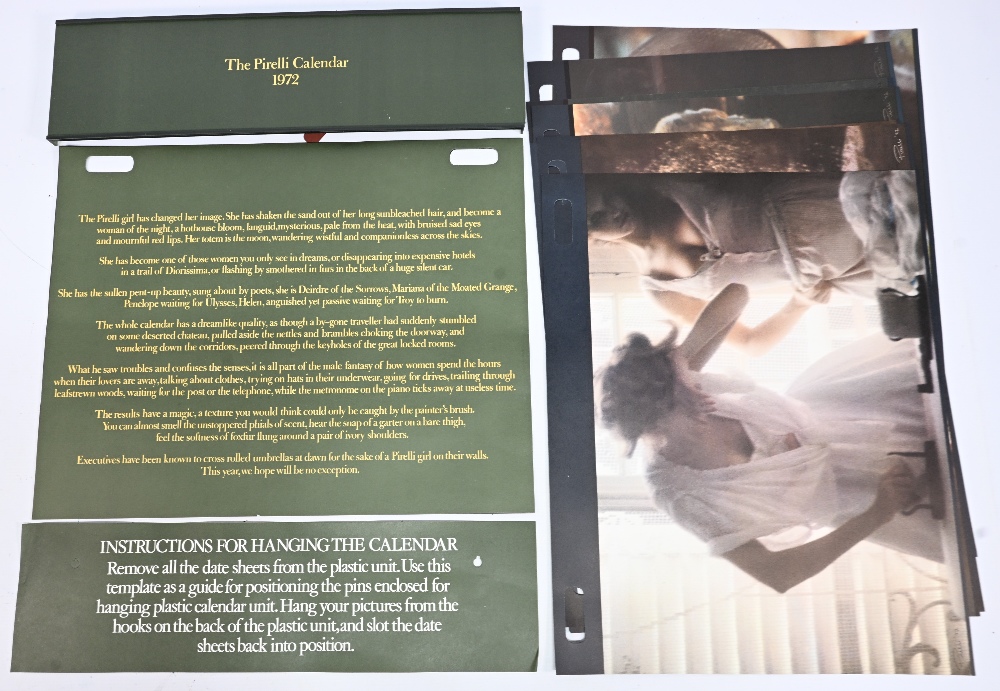 The 1972 Pirelli Calendar was the first to be photographed by a woman in original cardboard folder - Image 2 of 2
