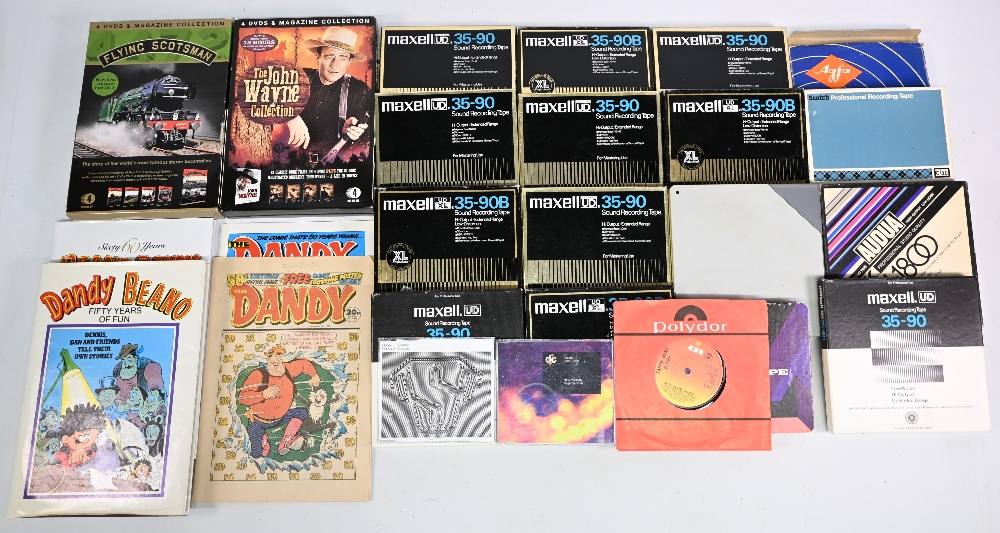 Mix Selection of Collectables. To consist of Reel-to-Reel tapes having home recorded music, 2
