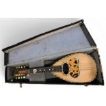 Mandolino by Luigi D'Amore of Napoli 8 String with Mother of Pearl inlaid Fret Board (please note