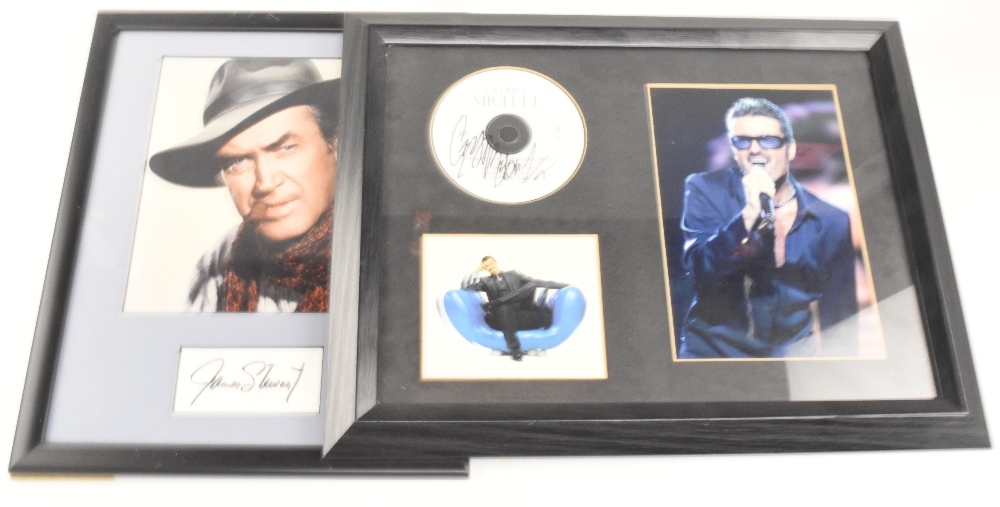 Box of Collectables to include George Michael framed display, Star War Filmcel limited edition 900/ - Image 2 of 3