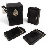 1920/30s German Folding Camera having F Decket-Munchen 1:45 f=10.5cm lens complete with viewing back