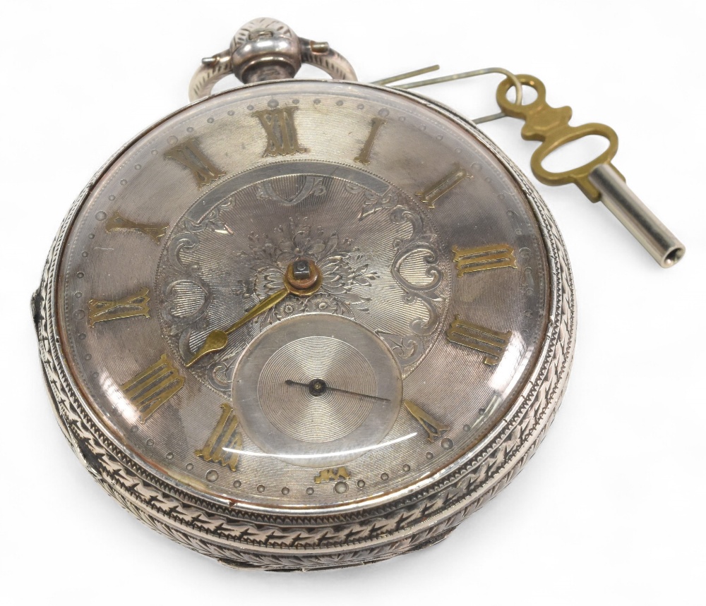 John Forrest Silver Pocket Watch? Hallmarked Chester 1900, comes with key working order with - Image 3 of 4