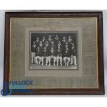 Cricket - 1928-29 MCC Australia Tour Team Photograph fully signed by 17 team members around