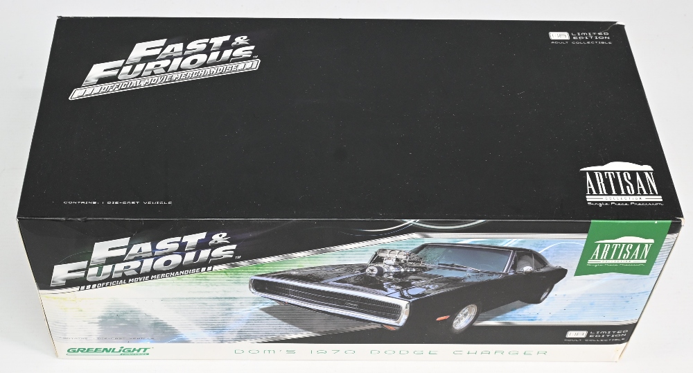 Artisan Collection - Fast & Furious - Greenlight 1/18 Fast & Furious Dom's 1970 Dodge Charger