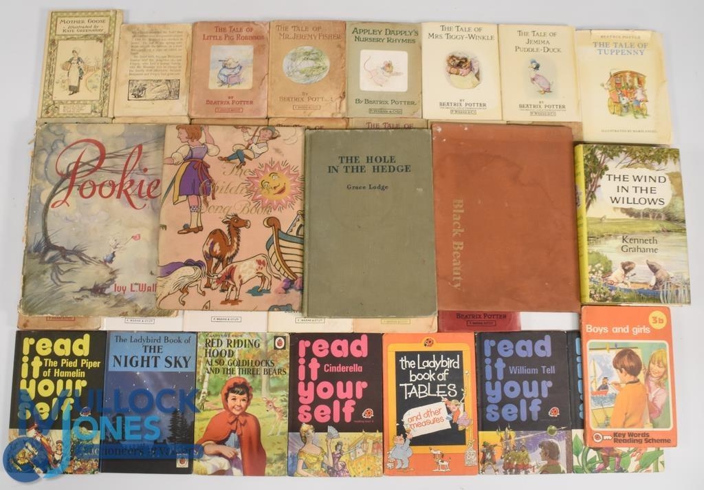 Children's Books - Pookie c1955 Ivy Wallace, The Children's Song Book c1930s Alfred Tomlyn, Black