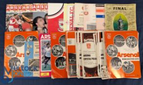 1968-1974 Arsenal Football Programmes and tickets, mixed collection to include league Cup European