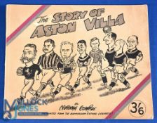The Story of Aston Villa - Norman Edwards Cartoons - reprinted from the Birmingham Evening