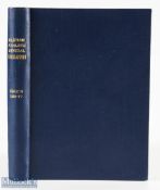 1976/77 Bound Volume (dark blue, gold lettering) of Oldham Athletic match programmes Div. 2 plus