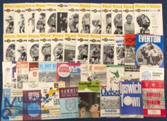 1968-69 Wolverhampton Wanderers Football Programmes, a collection of home and away programmes, to
