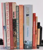 Assorted Manchester United books (10) to include La Philosophie de Cantona, Jack and Bobby, Busby,