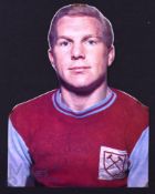 Bobby Moore 1966 England World Cup captain magazine (head and shoulders cut out) photo in West Ham