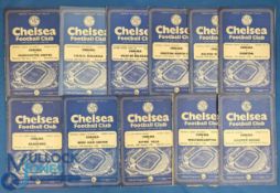 1958-1960 Chelsea Home football Programmes, v Everton Jan 1958, CDNA Bulgaria March 1958, Manchester
