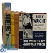 Billy Wright Wolverhampton Wanders and England Football Books, to include Billy Wrights Football