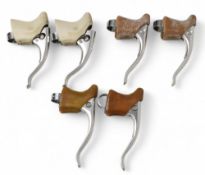 Campagnolo Brake Levers Three pairs all having rubber protectors on