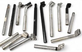 Good Selection of Vintage Saddle Stems various makes and sizes (15) (box)