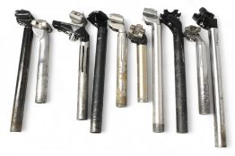 Selection of Bicycle Seat Stems consisting of various makers and sizes (10)