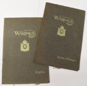 Store Catalogue: Warings & Gillow Ltd c1890s-1900. A 44 page catalogue illustrating and detailing