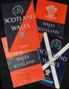 1955-59 Wales and Scotland Rugby Programmes (4): At Murrayfield 1955, one of the best-looking