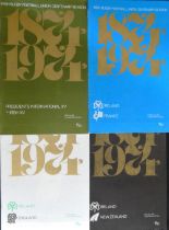 1974-5 Irish RFU Centenary Rugby Programmes (4): A little aging but generally G/VG, the special