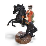 A Royal Doulton figure ‘Dick Turpin HN3272’, limited edition 1198/5000, in a Matt and gloss glaze,