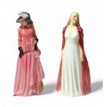 Two Royal Doulton figures of ladies, comprising ‘Collinette’, HN1999, and ‘Maureen’, HN1770, tallest