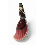 A large Royal Doulton figure ‘Mantilla HN2712’, with factory marks to base.