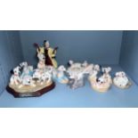 A collection of eleven Royal Doulton Disney’s 101 Dalmatians figures, including Cruella De Vil, DM