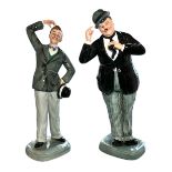 Two Royal Doulton figures, ‘Stan Laurel HN2774’ limited edition 1173/9500 and ‘Oliver Hardy