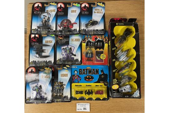 Kenner Batman die-cast metal collection of figures and vehicles