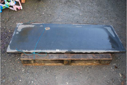 A large piece of slate 64" long x 24" wide x 1 1/2" depth. - Image 1 of 2