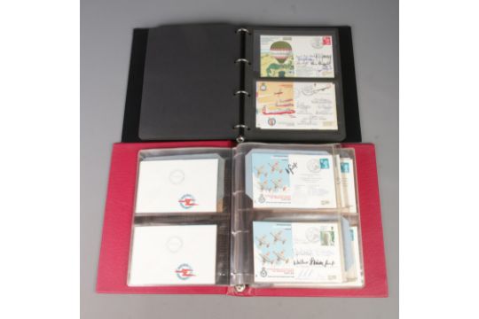 Two albums of RAF first day covers, including many limited edition examples. Majority signed/multi- - Image 1 of 4