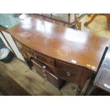 A 19th century side board width 15ins, depth 20ins, height 18ins