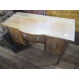 A mahogany side board width 42ins, depth 18ins, height 34ins