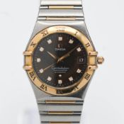 Omega, a 2008 unisex Omega Constellation Chronometer Automatic Date wristwatch, stainless steel